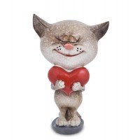 Фигурка Кот с огромным сердцем