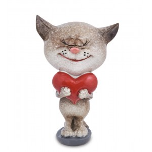 Фигурка Кот с огромным сердцем Фигурка Кот с огромным сердцем