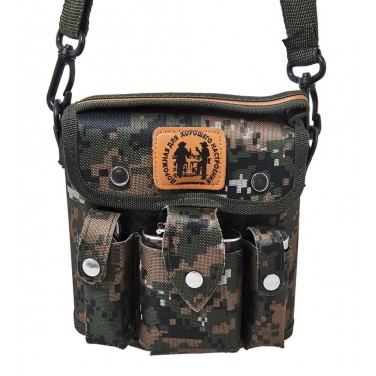 Фляжка походная Камуфляж (4 предмета)