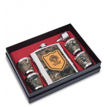 Подарочный набор с фляжкой Настоящий мужик