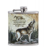 Фляжка походная Матерый волк