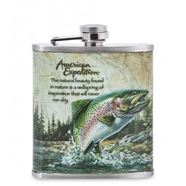 Фляжка походная Крупная рыба