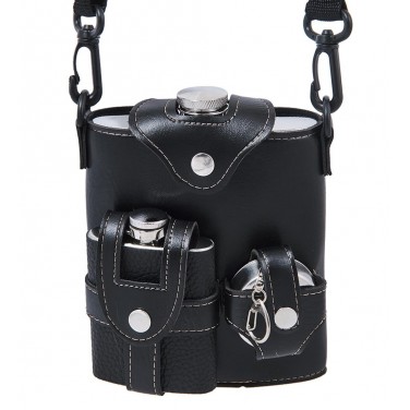 Фляжка походная Ковбой (4 предмета)