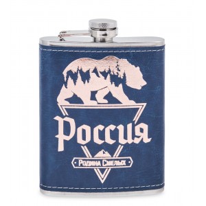 Фляжка походная Россия - Родина смелых