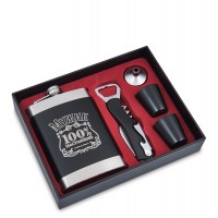 Подарочный набор с фляжкой Крутой мужик