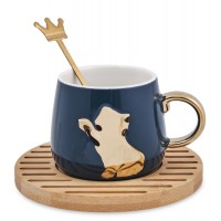 Чайная пара Золотистый котик Чайная пара Золотистый котик