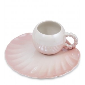 Чайная пара Розовый жемчуг