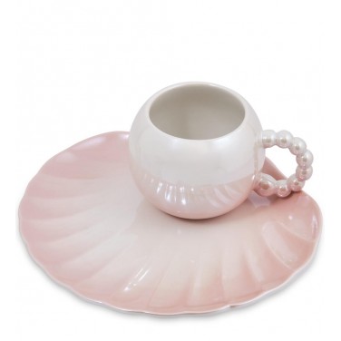 Чайная пара Розовый жемчуг