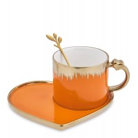 Чайная пара Апельсиновое сердце