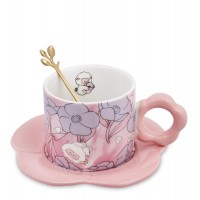 Чайная пара Пушистик в цветах Чайная пара Пушистик в цветах