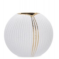 Керамическая ваза Белый шелк