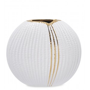 Керамическая ваза Белый шелк