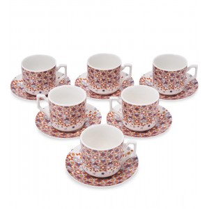 Чайный набор Восточные цветы (на 6 персон)