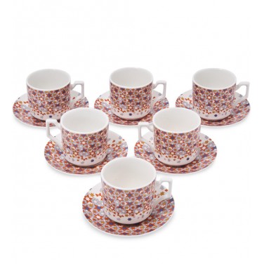 Чайный набор Восточные цветы (на 6 персон)