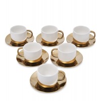 Чайный набор Белое золото (на 6 персон)