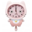 Часы настенные Розовый котенок