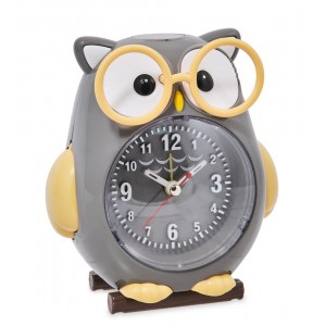 Часы-будильник Чёрная сова