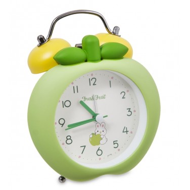 Часы-будильник Зеленое яблоко