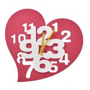 Часы настенные Большое сердце
