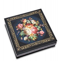 Шкатулка Розовый букет (ручная работа)