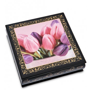 Шкатулка Тюльпаны (ручная работа)