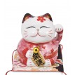 Копилка Кот с цветочком