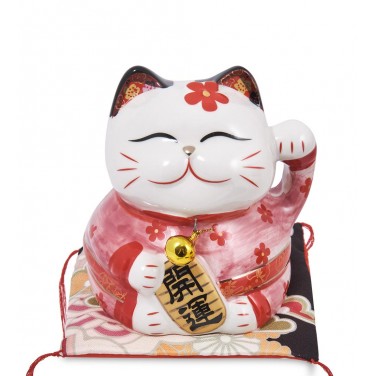 Копилка Кот с цветочком