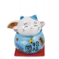 Фигурка Кот в синем кимоно