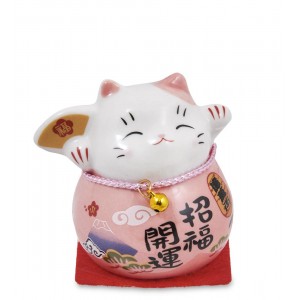 Фигурка Кот в розовом