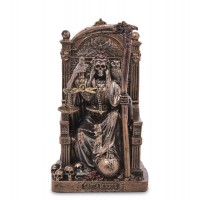 Статуэтка Санта Муэрте на троне