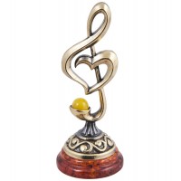 Фигурка Мелодия любви (янтарь) Фигурка Мелодия любви (янтарь)