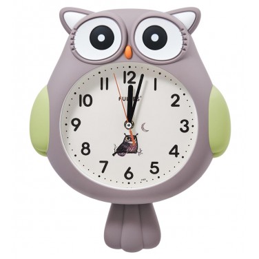 Часы настенные Сиреневая сова