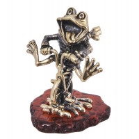 Фигурка Лягушонок Шумахер (янтарь)