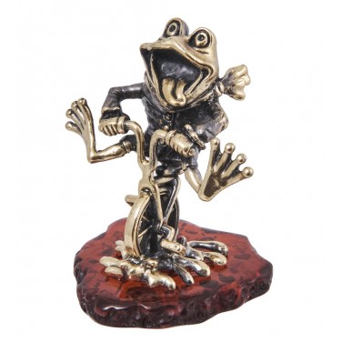 Фигурка Лягушонок Шумахер (янтарь)