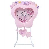 Настольные часы Цветочное сердечко