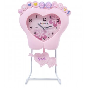 Настольные часы Цветочное сердечко Настольные часы Цветочное сердечко