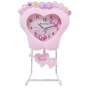 Настольные часы Цветочное сердечко