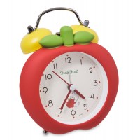 Часы-будильник Зайка с яблочком