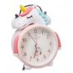 Часы-будильник Розовый единорог