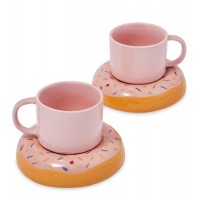 Чайный набор Розовый пончик (на 2 персоны)