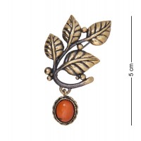 Фигурка - брошь Ягодная ветвь (янтарь) Фигурка - брошь Ягодная ветвь (янтарь)