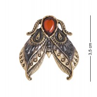 Фигурка - брошь Лунный мотылек (янтарь)