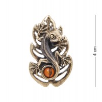 Фигурка - брошь Маленькая ящерка (янтарь) Фигурка - брошь Маленькая ящерка (янтарь)