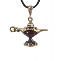 Подвеска Лампа Аладдина (янтарь)