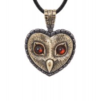 Подвеска Совушка (янтарь) Подвеска Совушка (янтарь)