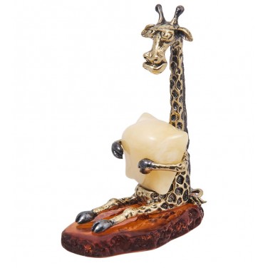 Фигурка Жираф Яков (янтарь)