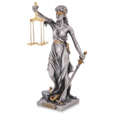 Статуэтка Фемида - богиня беспристрастности и закона