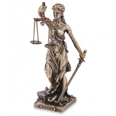 Статуэтка Фемида - богиня порядка и нравственных основ