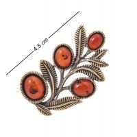 Фигурка - брошь Омела (янтарь) Фигурка - брошь Омела (янтарь)