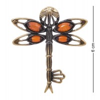 Фигурка - брошь Ключик - стрекоза (янтарь) Фигурка - брошь Ключик - стрекоза (янтарь)